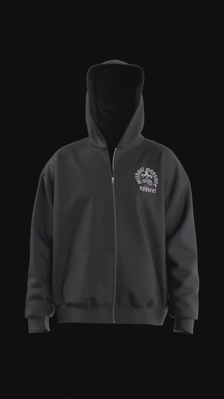 WITHOUT MEASURE CROSS ROSE HOODIE