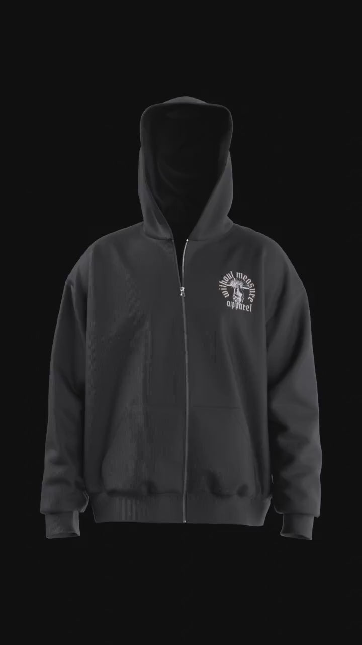 WITHOUT MEASURE PIERCED CROWNED CRUCIFIED HOODIE